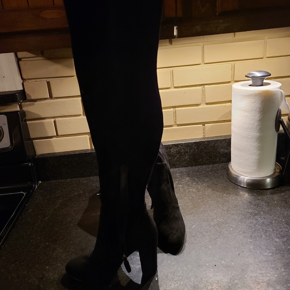 Dolce Vita thigh high boots black